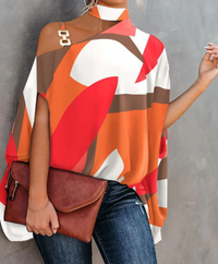 Weiß-orange-rot