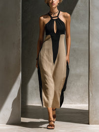 Schwarz und Beige