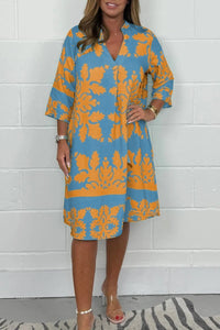 Orange und Blau